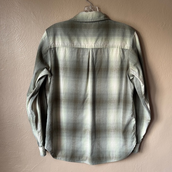 REI Wallace Lake Green Plaid Button-Up Shirt - Picture 3 of 4